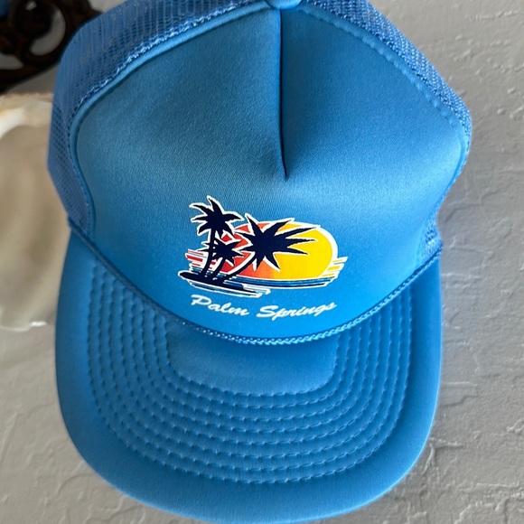 Cabo caps Palm Springs Trucker hat unisex snap back - Picture 3 of 5